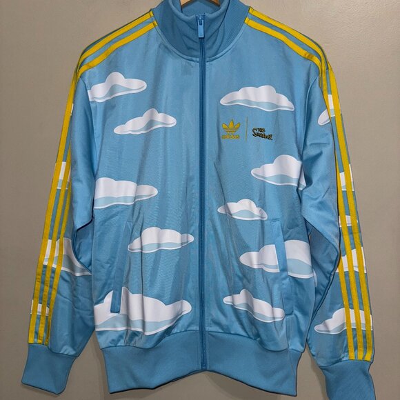 adidas Other - Adidas x Simpsons Firebird Cloud Original Track Jacket Men's Size S IM8031 NEW